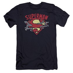 Superman - Mens Chain Breaking Premium Slim Fit T-Shirt