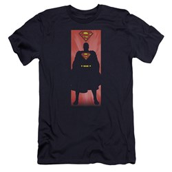 Superman - Mens Block Premium Slim Fit T-Shirt