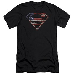 Superman - Mens Super Patriot Premium Slim Fit T-Shirt