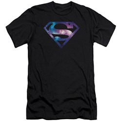 Superman - Mens Galaxy Shield Premium Slim Fit T-Shirt