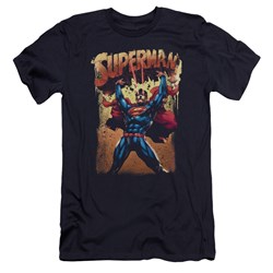 Superman - Mens Lift Up Premium Slim Fit T-Shirt