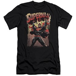 Superman - Mens Lift Up Premium Slim Fit T-Shirt