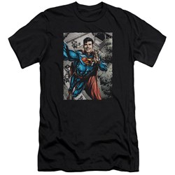 Superman - Mens Super Selfie Premium Slim Fit T-Shirt