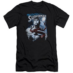 Superman - Mens Protect Earth Premium Slim Fit T-Shirt