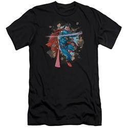 Superman - Mens Rock Breaker Premium Slim Fit T-Shirt