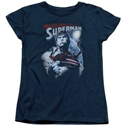 Superman - Womens Honor And Protect T-Shirt