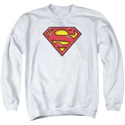 Superman - Mens Airbrush Shield Sweater