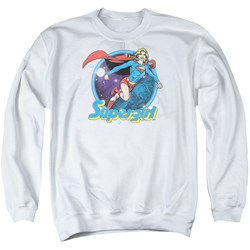 Superman - Mens Supergirl Airbrush Sweater