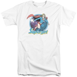 Superman - Mens Supergirl Airbrush Tall T-Shirt