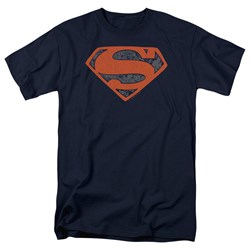 Superman - Mens Vintage Shield Collage T-Shirt
