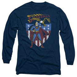 Superman - Mens All American Long Sleeve T-Shirt