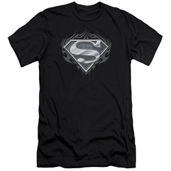 Superman - Mens Biker Metal Premium Slim Fit T-Shirt