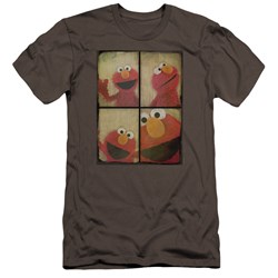 Sesame Street - Mens Photo Booth Elmo Premium Slim Fit T-Shirt