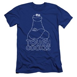 Sesame Street - Mens Touch Cookie Premium Slim Fit T-Shirt