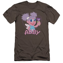 Sesame Street - Mens Flat Abby Premium Slim Fit T-Shirt