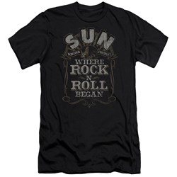 Sun - Mens Where Rock Began Premium Slim Fit T-Shirt