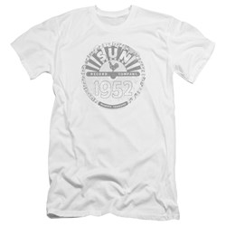 Sun Records - Mens Crusty Logo Premium Slim Fit T-Shirt