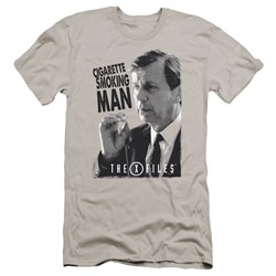 X Files - Mens Smoking Man Premium Slim Fit T-Shirt