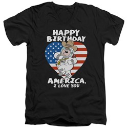Family Guy - Mens American Love V-Neck T-Shirt