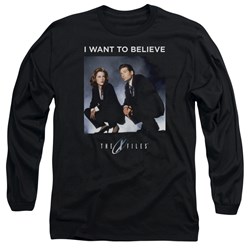 X Files - Mens Want To Believe Long Sleeve T-Shirt