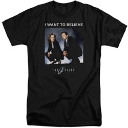 X Files - Mens Want To Believe Tall T-Shirt