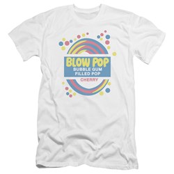 Tootsie Roll - Mens Blow Pop Label Premium Slim Fit T-Shirt
