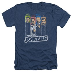 Impractical Jokers - Mens Slides Heather T-Shirt