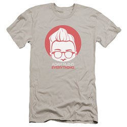 Adam Ruins Everything - Mens Circle Caricature Logo Premium Slim Fit T-Shirt