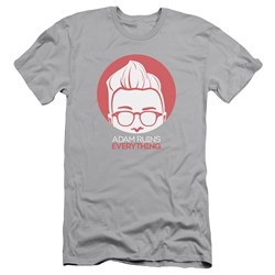 Adam Ruins Everything - Mens Circle Caricature Logo Slim Fit T-Shirt