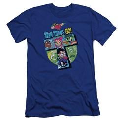 Teen Titans Go - Mens T Premium Slim Fit T-Shirt
