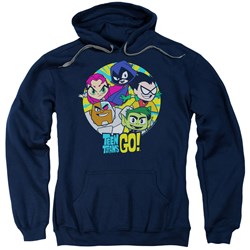 Teen Titans Go - Mens Go Go Group Pullover Hoodie