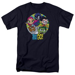 Teen Titans Go - Mens Go Go Group T-Shirt