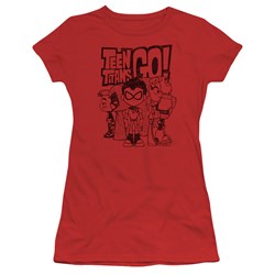 Teen Titans Go - Juniors Team Up T-Shirt