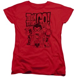 Teen Titans Go - Womens Team Up T-Shirt