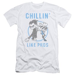 Teen Titans Go - Mens Like Pros Slim Fit T-Shirt