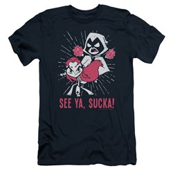 Teen Titans Go - Mens Suckas Slim Fit T-Shirt