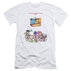 Teen Titans Go To The Movies - Mens Poster Slim Fit T-Shirt
