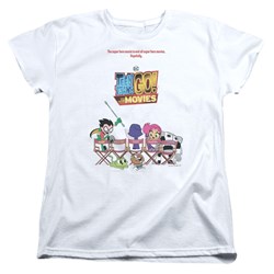 Teen Titans Go To The Movies - Womens Poster T-Shirt