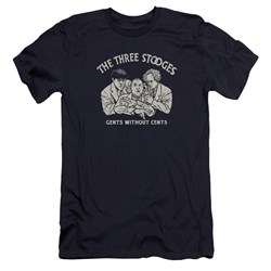 Three Stooges - Mens Without Cents Premium Slim Fit T-Shirt