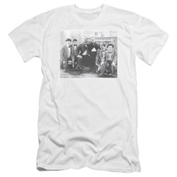 Three Stooges - Mens Hello Premium Slim Fit T-Shirt