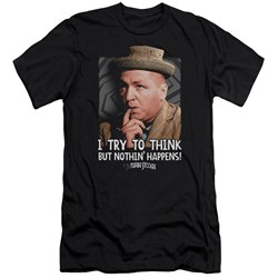 Three Stooges - Mens Try To Think Premium Slim Fit T-Shirt