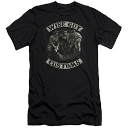 Three Stooges - Mens Wise Guy Customs Premium Slim Fit T-Shirt