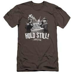 Three Stooges - Mens Hold Still Premium Slim Fit T-Shirt