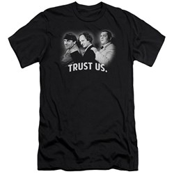 Three Stooges - Mens Turst Us Premium Slim Fit T-Shirt
