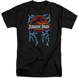 Jurassic Park - Mens Lightning Logo Tall T-Shirt