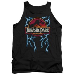 Jurassic Park - Mens Lightning Logo Tank Top