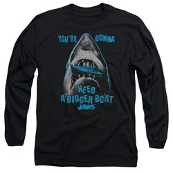Jaws - Mens Boat In Mouth Long Sleeve T-Shirt