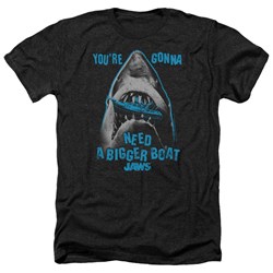 Jaws - Mens Boat In Mouth Heather T-Shirt