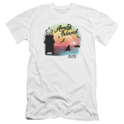 Jaws - Mens Amity Island Premium Slim Fit T-Shirt
