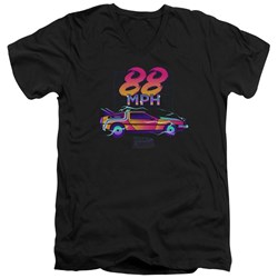 Back To The Future - Mens 88 Mph V-Neck T-Shirt